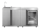 Stainless Collection - Kjøleskap og oppvaskbenk – Duopakke