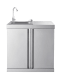 Stainless Collection - Frittstående utekjøkken - Washington (Rustfri)