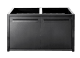 Nordic Line - Grunnmodul med dør 120 cm (2 moduler) - Svart