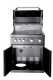 Black Collection - Frittstående gassgrill med 4 effektive brennere og infravarme