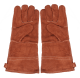 Leather barbecue gloves - One size