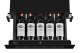 Einbau-Weinkühlschrank - WineKeeper Exclusive 5S Fullglass Black Push-Pull
