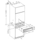 Integrated wine fridge - WineKeeper Exclusive 5S Fullglass Black Push-Pull