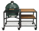 Kamado grill / Keramisk grill med arbetsbänk och förvaringshyllor - XLarge