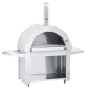 (Outlet) - Stainless Collection - Træfyret pizzaovn – Chicago (Rustfri)