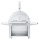 (Outlet) - Stainless Collection - Træfyret pizzaovn – Chicago (Rustfri)