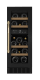 Sisäänrakennettava viinikaappi – WineCave 700 30D Anthracite Black - Messinkikahva