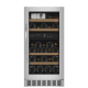 Vinkøleskab til indbygning - WineCave 700 40D Stainless - Kromhåndtag