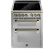 Ascot - Combi-Steam - Induktionsspis 70 cm (2 ugnar) (Rostfri/Mässing)
