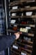 Sisäänrakennettava viinikaappi - WineCave Slim 182D Fullglass Black