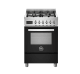 Professional - Gasspis 60 cm (1 ugn) (Svart) 