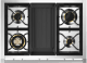 Ascot - Combi-steam - Gasspis 100 cm (2 ugnar) (Antracite/Chrome) + BBQ