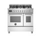 Professional - Gasspis 90 cm (2 ugnar) (Rostfri)