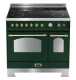 Piano de cuisson - Dolce Vita 90 cm (2 fours) (Vert/Laiton) Induction