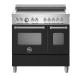 Master - Induktionsspis 90 cm (2 ugnar) (Svart) 