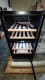 (Outlet) - Innbyggbart vinskap - Arctic Collection 40D Fullglass Black