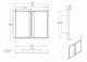 (Outlet) - Folkunga - Built-in - Inbyggbar Dubbeldörr - Large