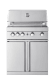 (Outlet) - Stainless Collection - Fristående Gasolgrill med 4 effektiva brännare och infravärme 
