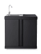 (Outlet) - Black Collection - Modul med diskbänk och förvaringsskåp