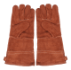 Leather barbecue gloves - One size