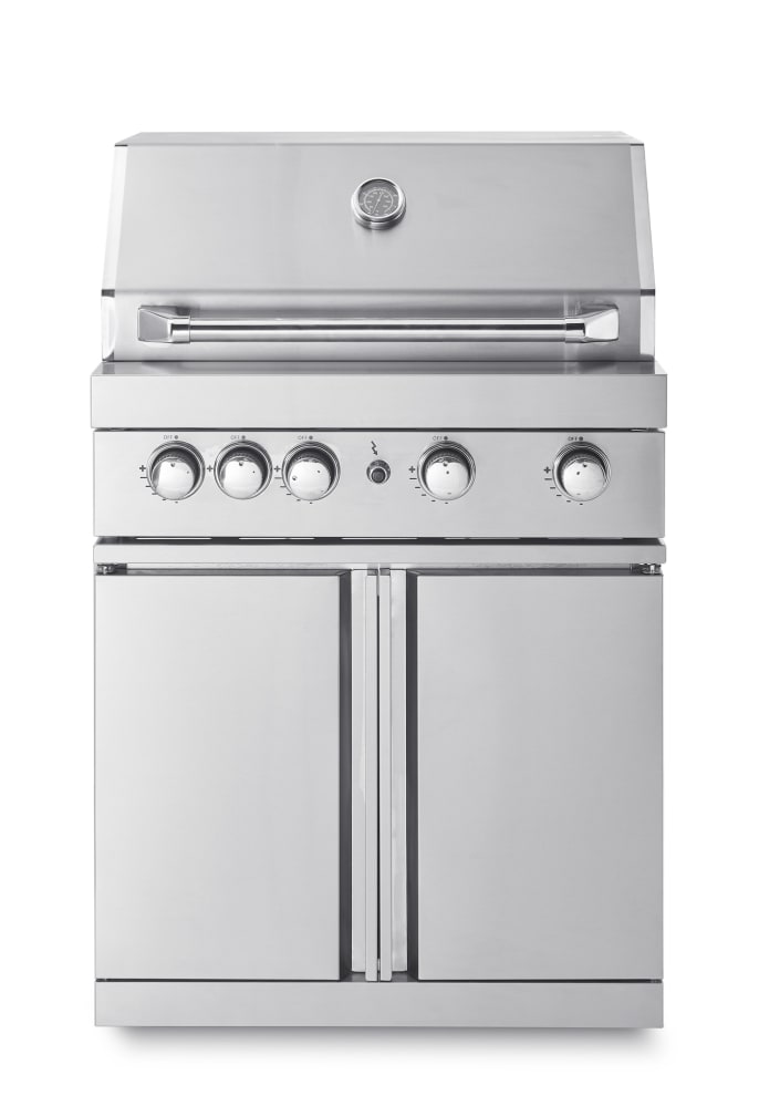 Stainless Collection Free standing gas grill with 4 efficient burners and infrared system