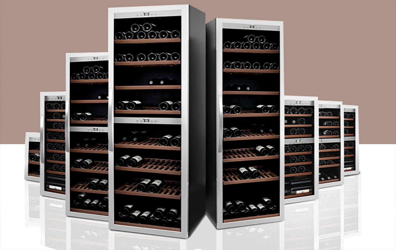 Various sizes - Find the right cooler for the size of your wine collection!