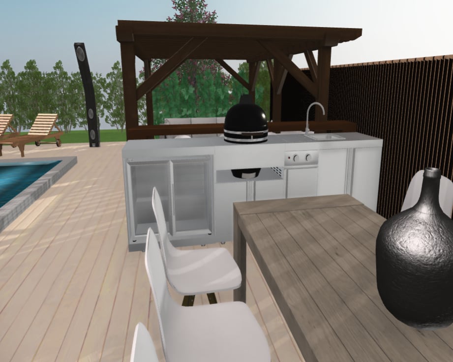 Haben Sie schon versucht, Ihre Outdoorküche mit unserem 3D-Tool zu planen?