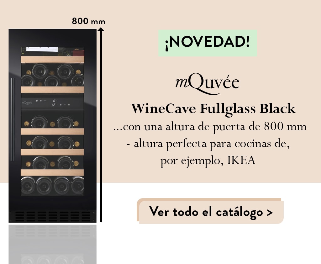 Vinoteca encastrable - WineCave 800 30D Fullglass Black