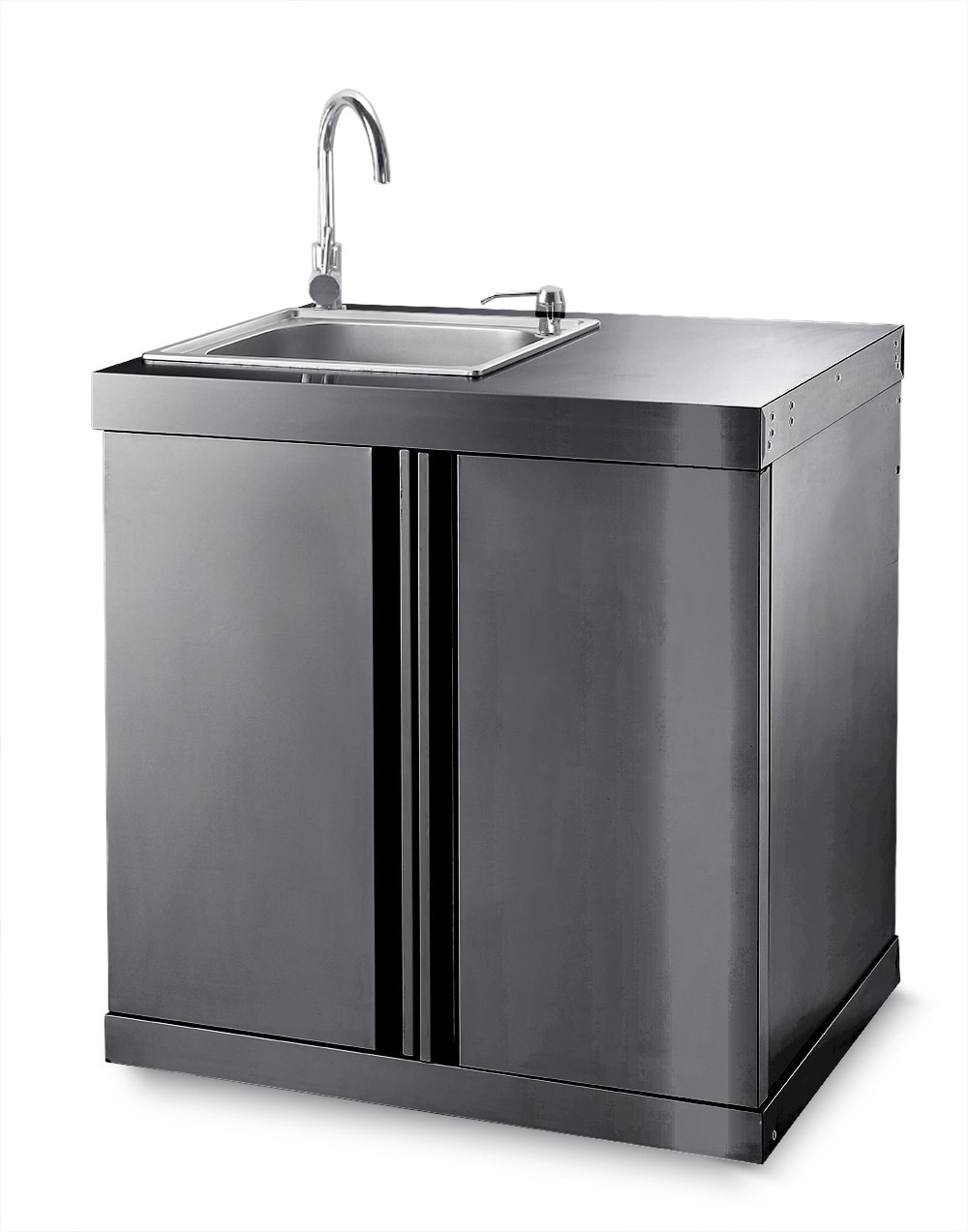 Kitchen sink and cabinet unit top