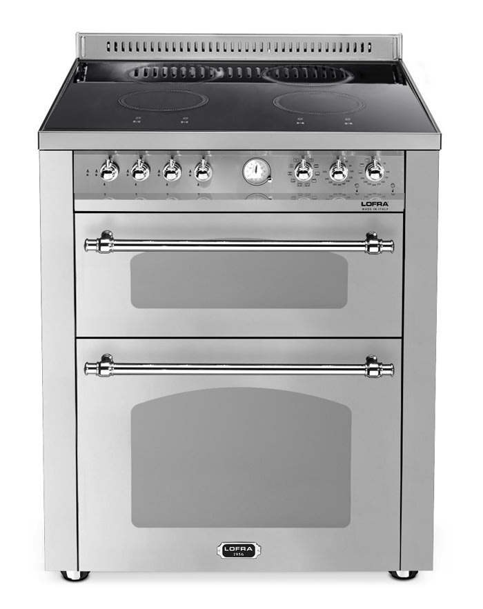 Range cooker Dolce Vita 70 cm 2 ovens Stainless Chrome Induction