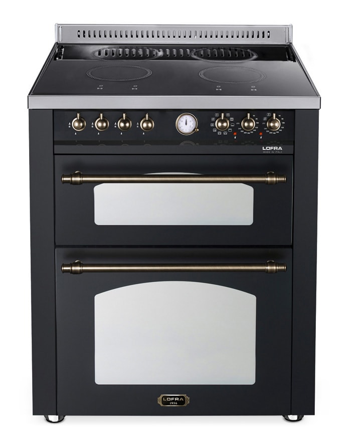 Piano de cuisson - Dolce Vita 70 cm (2 fours) (Noir/Bronze) Induction