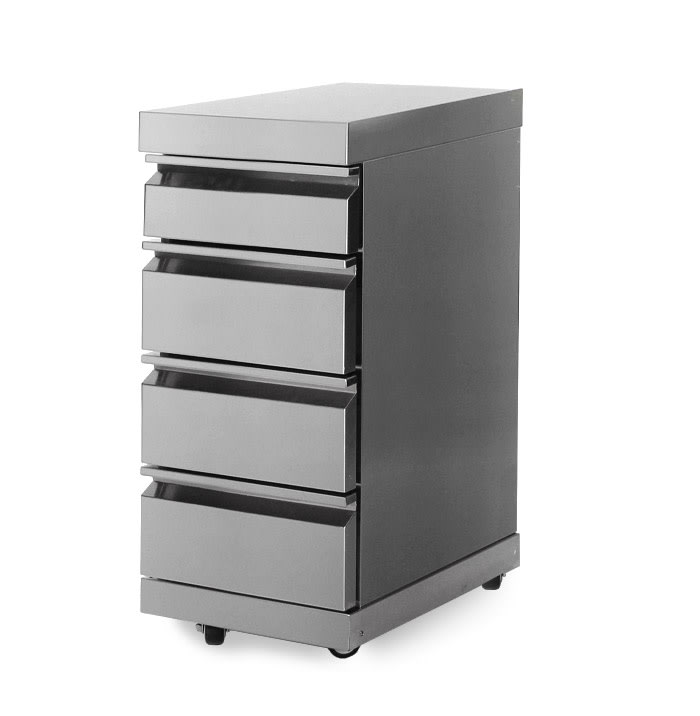 Stainless hotsell drawer cabinet