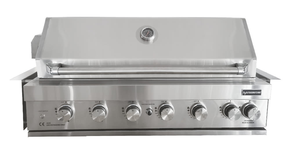 Built-in - Gas grill with 6 burners