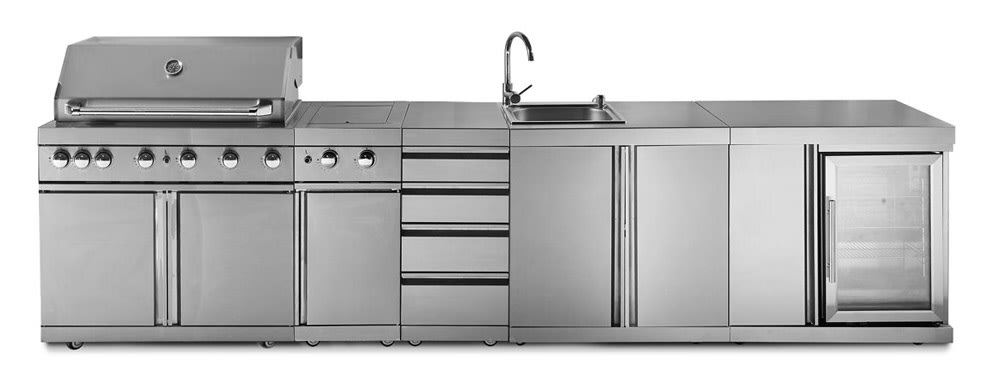 Stainless Collection - Cuisine extérieure indépendante - Oregon (Inox)