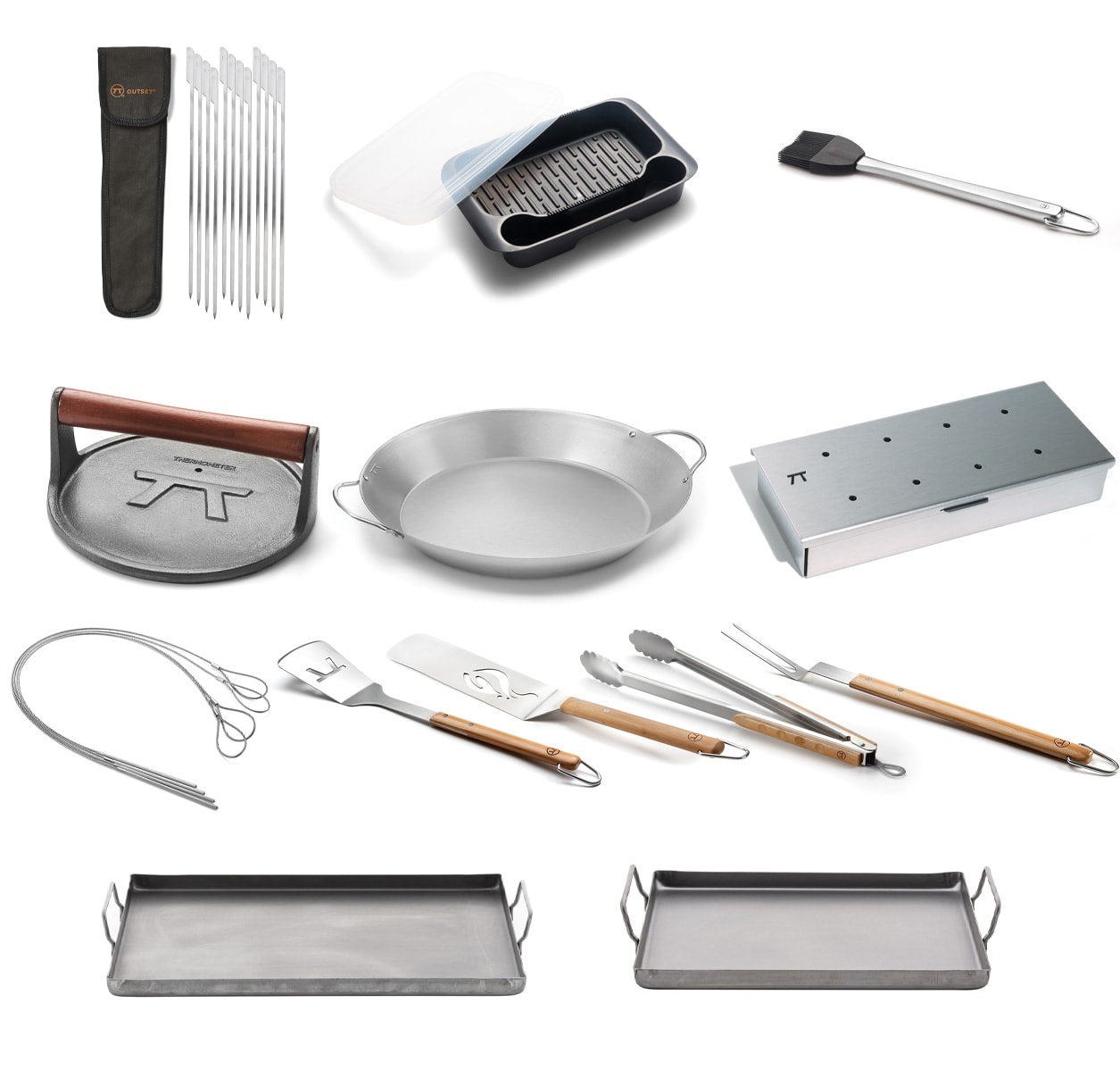 Stainless steel bbq set online