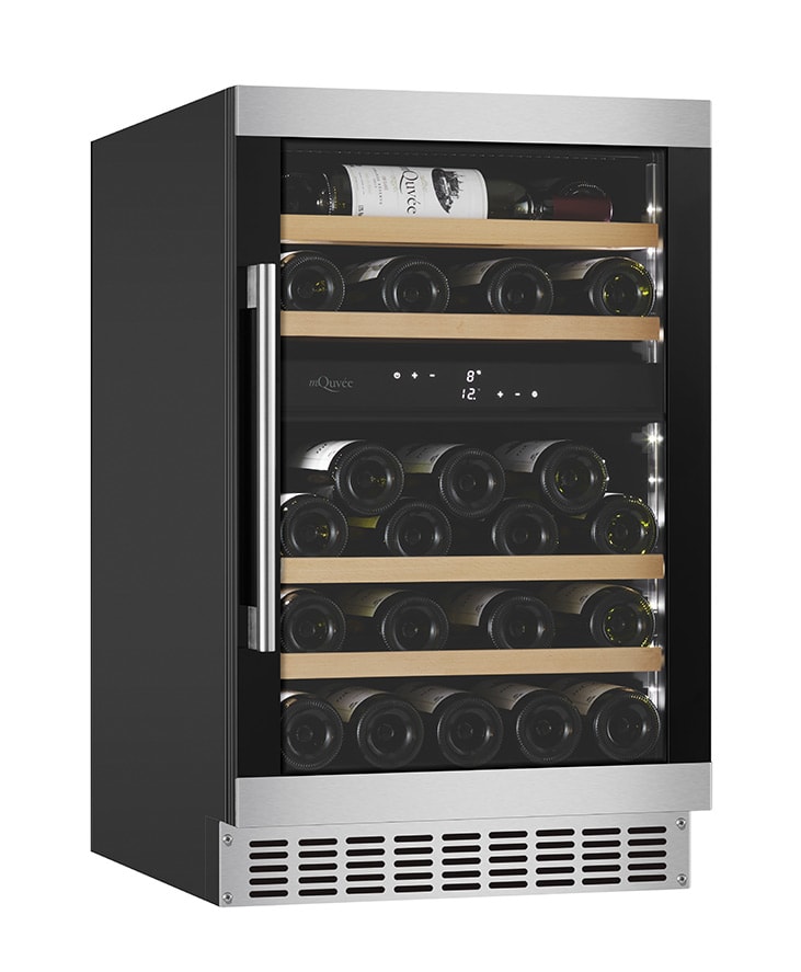 Cave à vin multi-température - VINA - Arclinea - encastrable / en bois / en  acier inoxydable