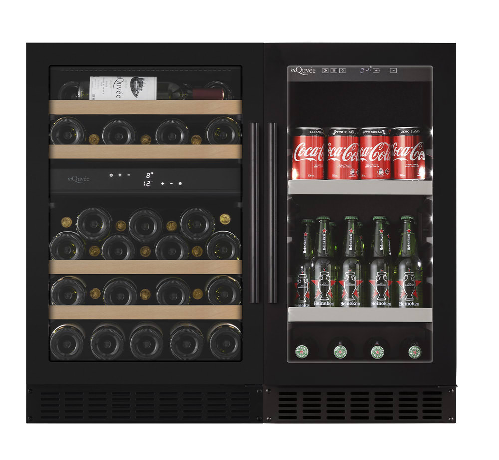 Handleless wine cooler sale