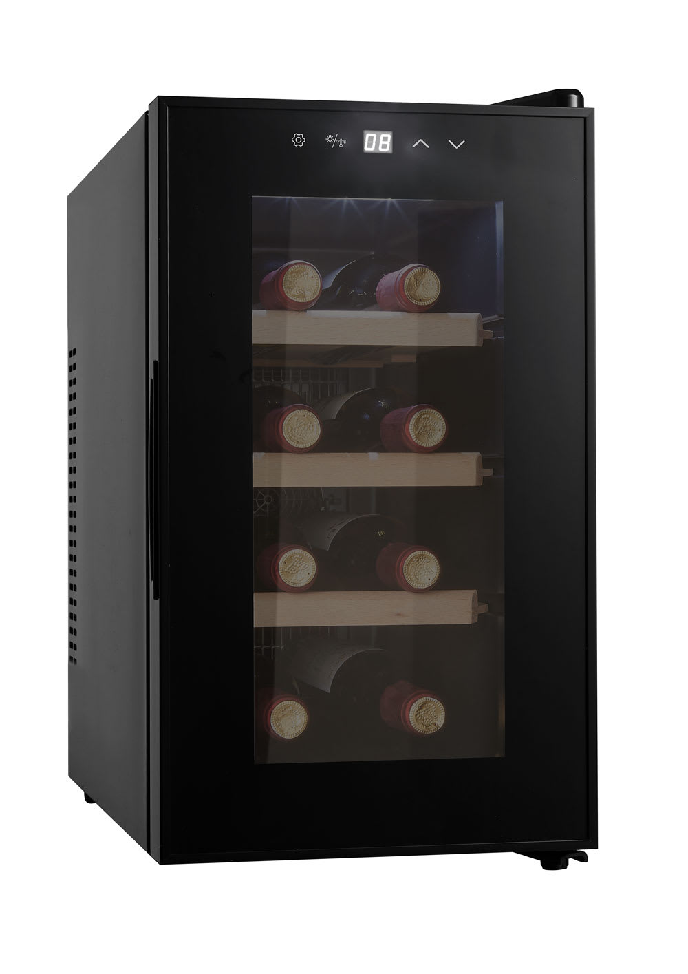 Free standing thermoelectric wine cooler Northern Collection 8 Black