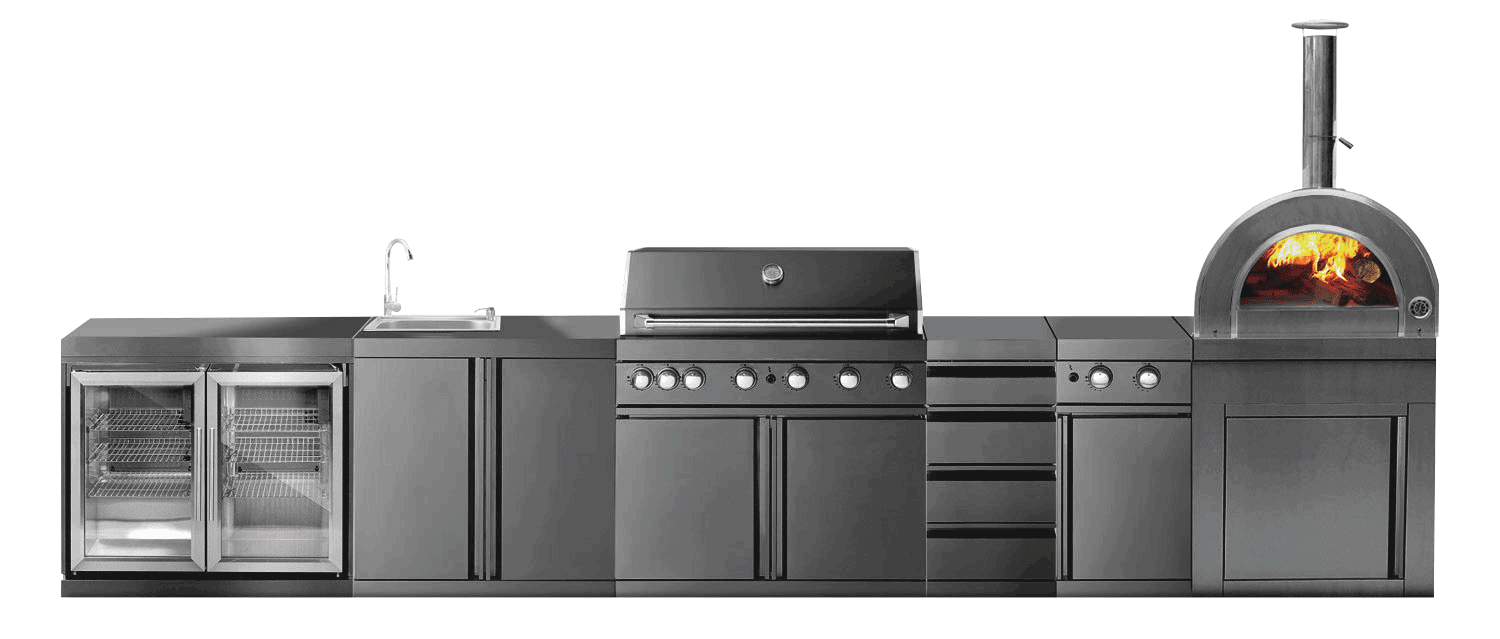 Black Collection Free-standing outdoor kitchen Kansas