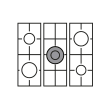 Range cooker - Dolce Vita 70 cm (2 ovens) (Black/Chrome) Gas