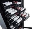 (B-Vare) - Frittstående vinskap - WineExpert 192 Fullglass Black Label-view 