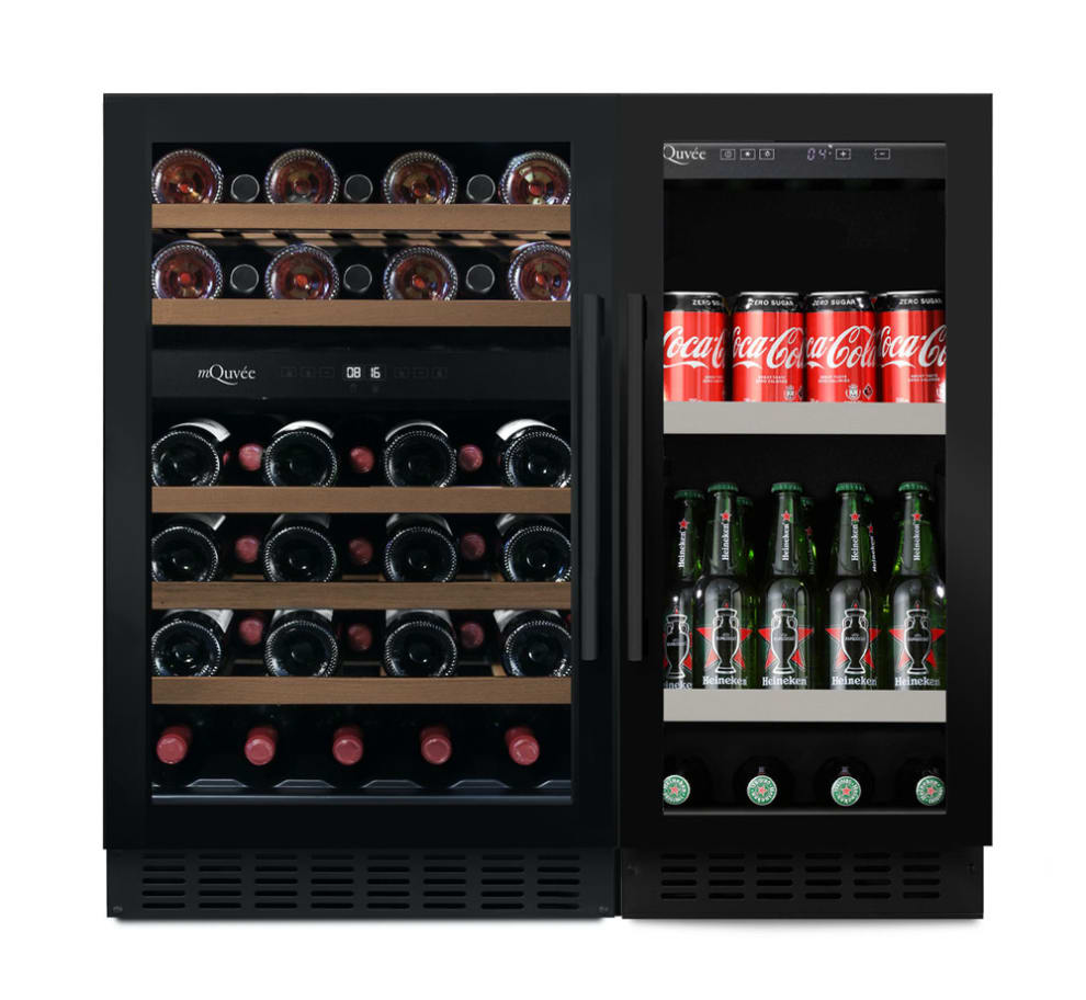 Wine and beer cooler combination package 90 Stainless