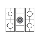 dolce-vita-gasherd-90-cm-2-backofen-schwarz-chrom