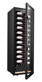 free-standing-wine-fridge-wineexpert-192-fullglass-black-label-view