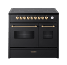 cuore-piano-de-cuisson-a-induction-90-cm-2-fours-noir-laiton-brosse