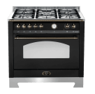 herdpaket-schwarz-bronze-dolce-vita-90-cm-gas-1-backofen-herd-dunstabzugshaube-herdblende