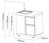 outlet-stainless-collection-modul-med-opvaskebord-og-opbevaringsskab