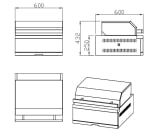 outlet-nordic-line-integreret-kulgrill-sort