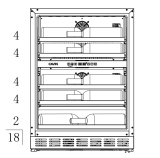 vinkoleskab-til-indbygning-arctic-collection-60d-shallow-fullglass-black