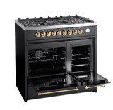 cuore-gasskomfyr-90-cm-2-ovner-svart-borstet-messing